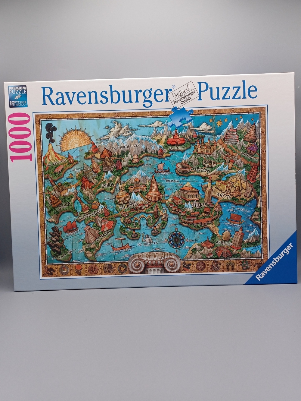 Ravensburger Map Of Atlantis Puzzle Complete